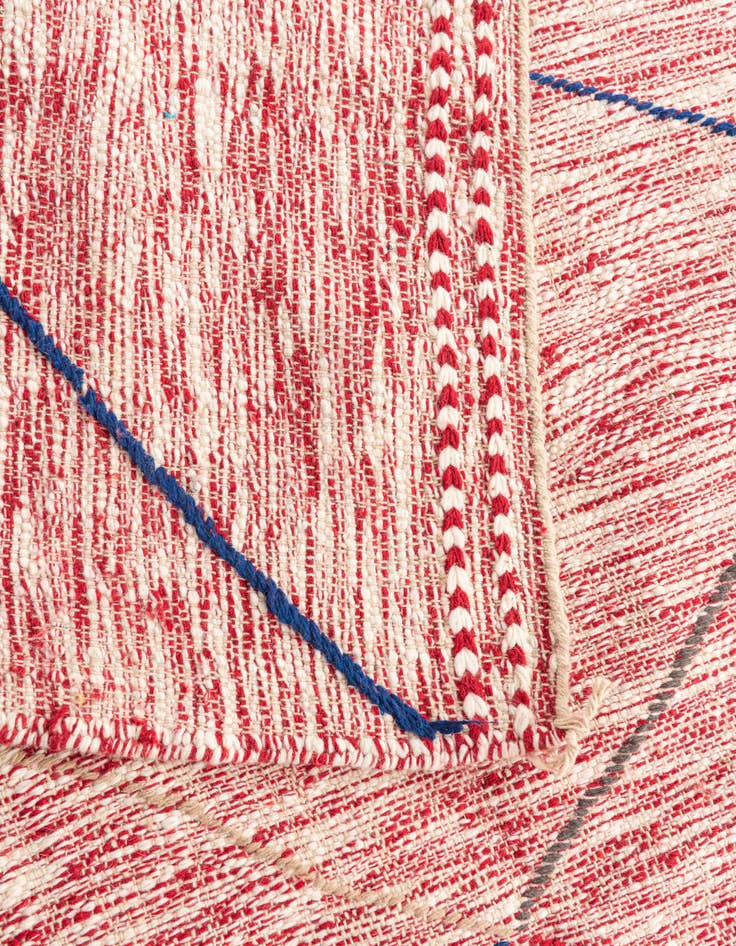 Detail image of 6' 6 x 9' 9  Hand Knotted Moroccan Wool Rug