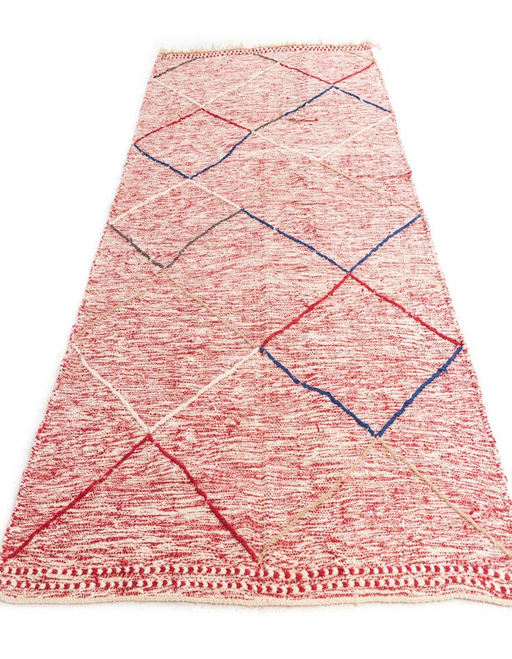 Detail image of 6' 4 x 9' 10  Hand Knotted Moroccan Wool Rug