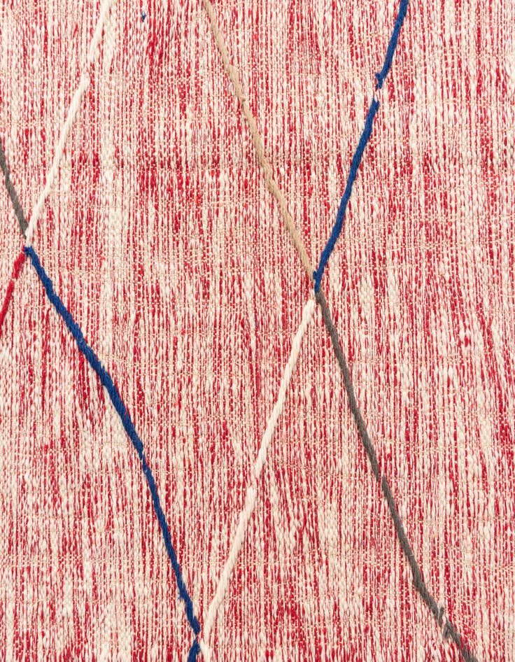 Detail image of 6' 4 x 9' 10  Hand Knotted Moroccan Wool Rug