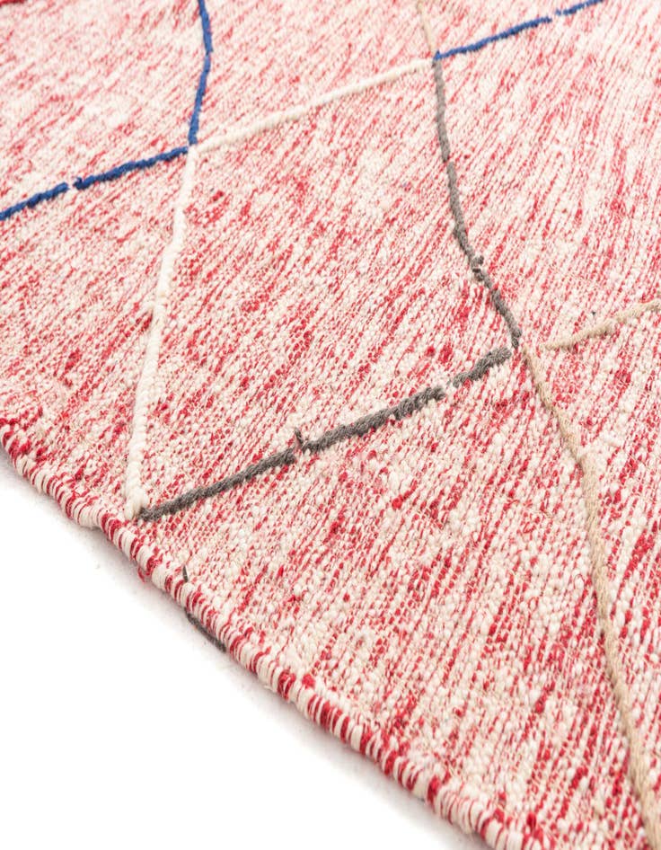 Detail image of 6' 4 x 9' 10  Hand Knotted Moroccan Wool Rug