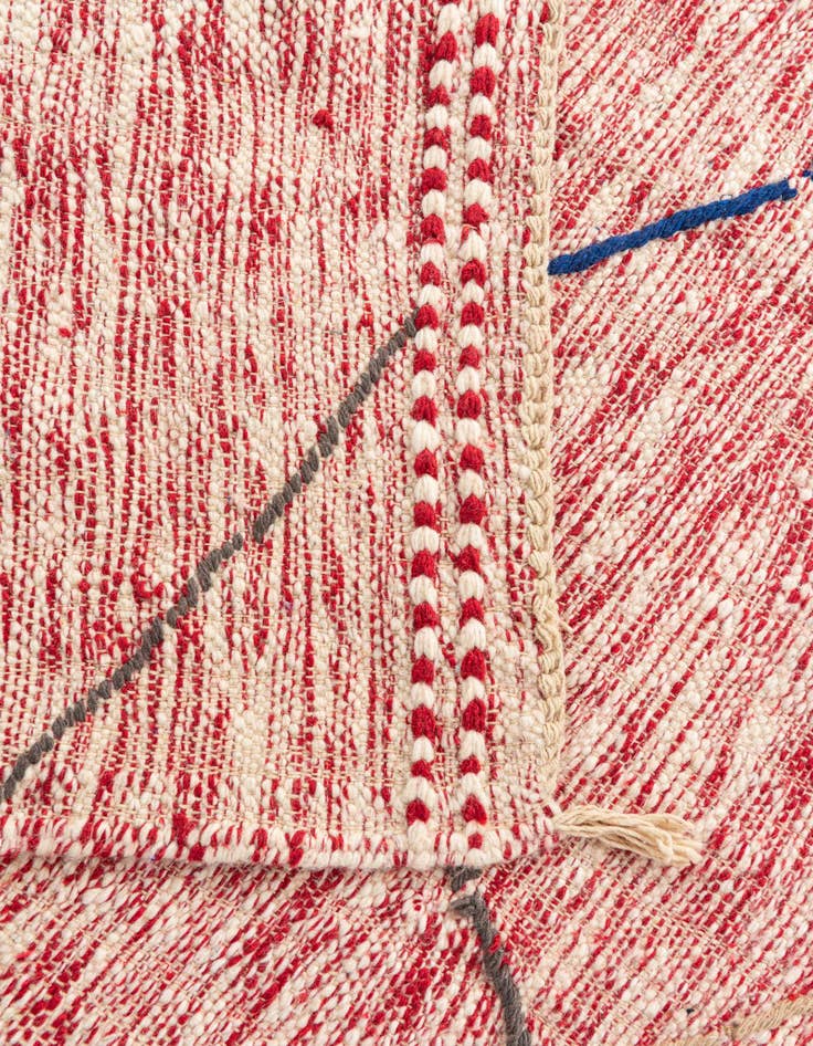 Detail image of 6' 4 x 9' 10  Hand Knotted Moroccan Wool Rug