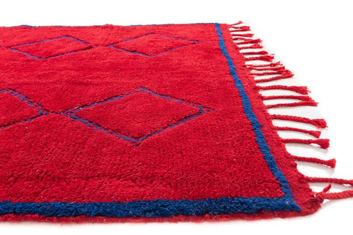 5' 10 x 7' 6 Hand Knotted Moroccan Wool Rug