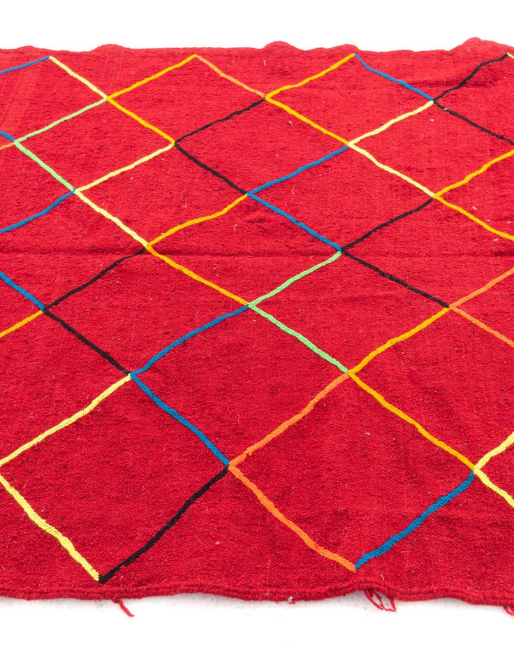 Detail image of 5' x 8' 2  Hand Knotted Moroccan Wool Rug