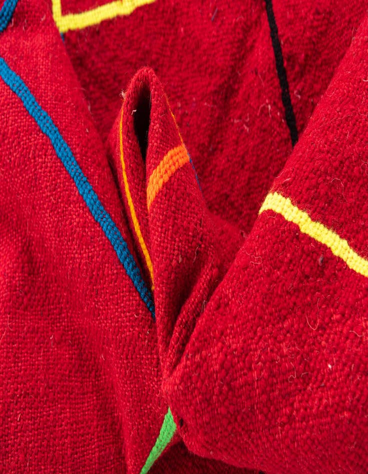 Detail image of 5' x 8' 2  Hand Knotted Moroccan Wool Rug