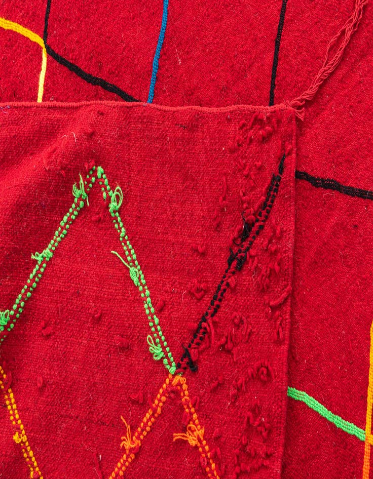 Detail image of 5' x 8' 2  Hand Knotted Moroccan Wool Rug