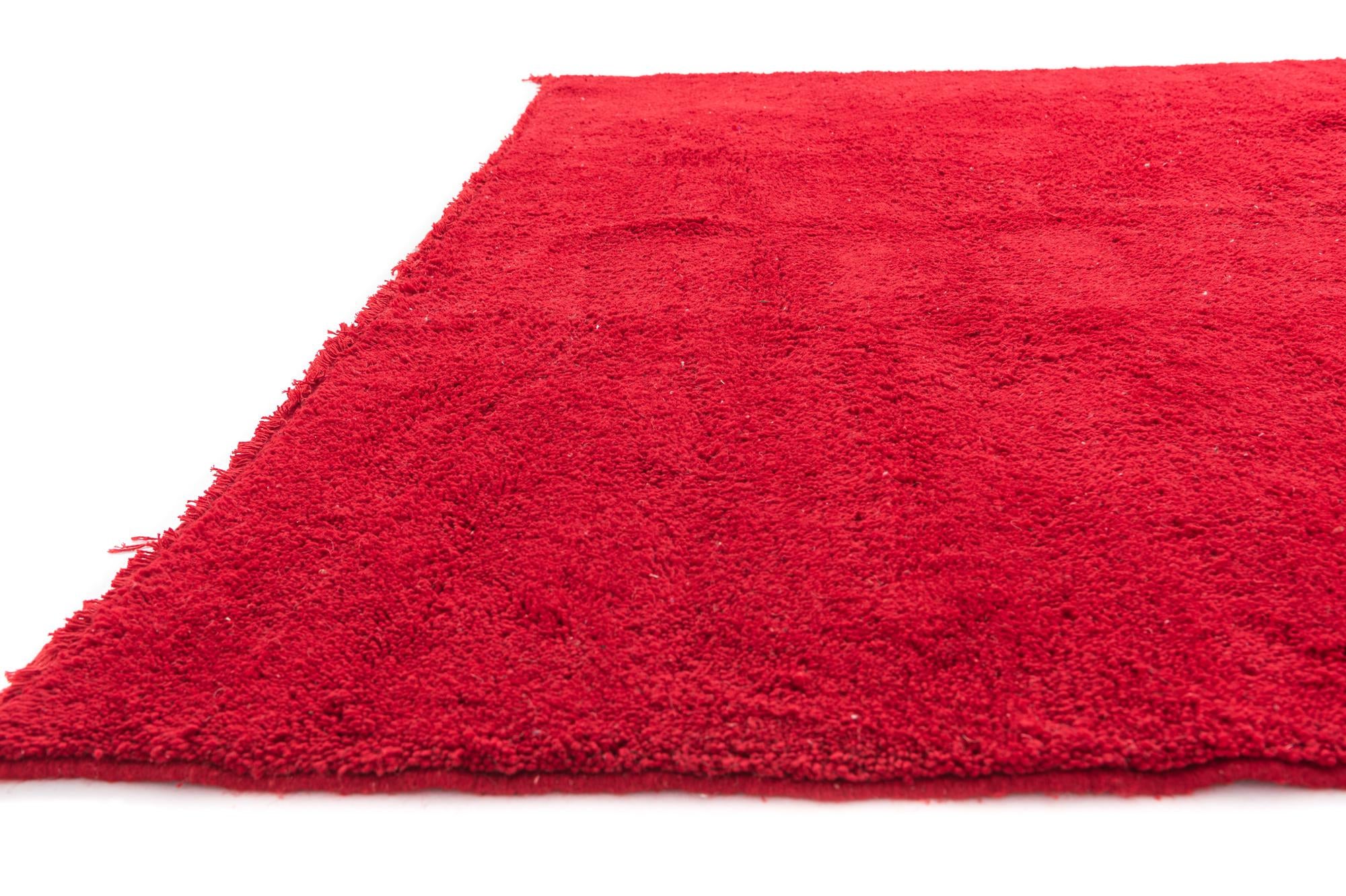 8' 2 x 13' Hand Knotted Moroccan Wool Rug