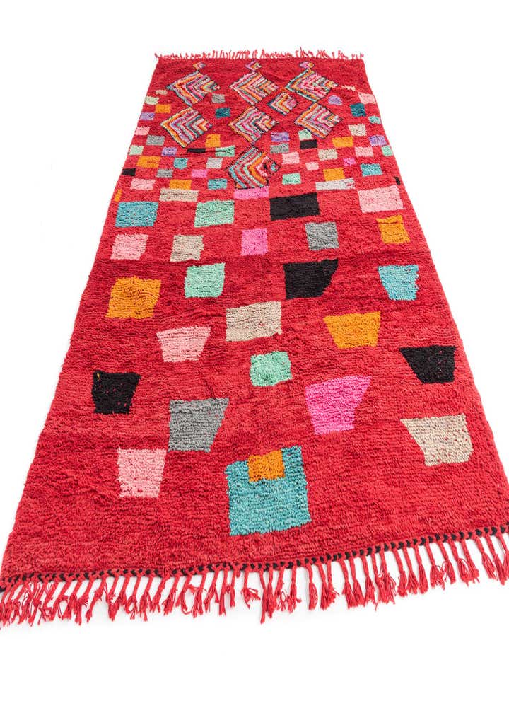 6' 10 x 10' Hand Knotted Moroccan Wool Rug