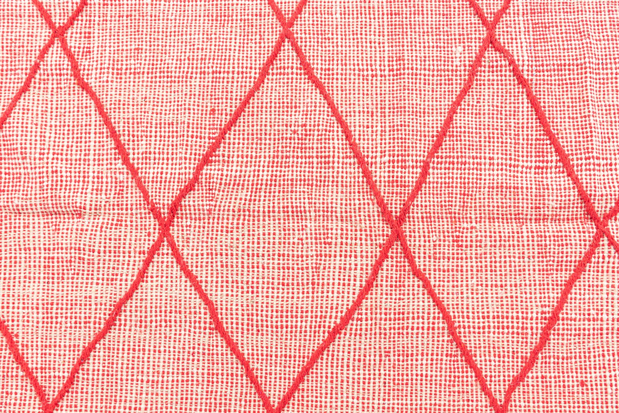 4' 10 x 8' 7 Hand Knotted Moroccan Wool Rug