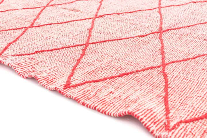 4' 10 x 8' 7 Hand Knotted Moroccan Wool Rug