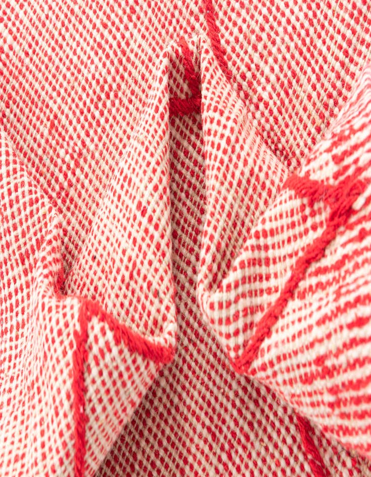 Detail image of 4' 10 x 8' 7  Hand Knotted Moroccan Wool Rug