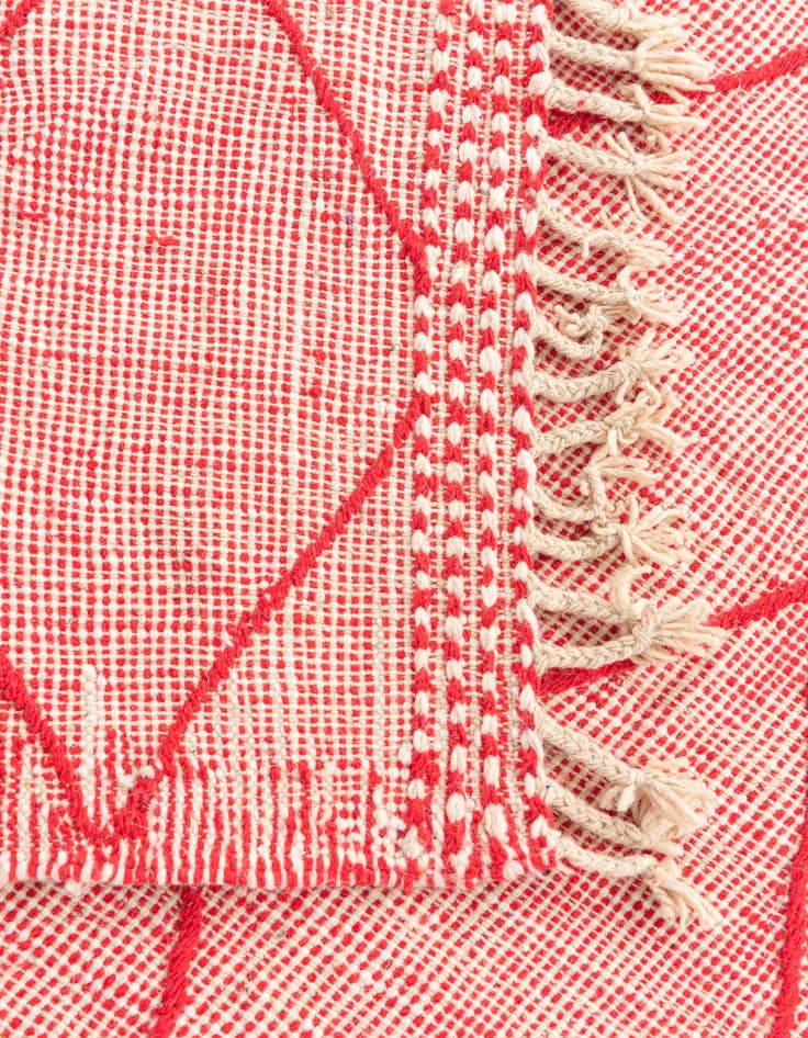 Detail image of 4' 10 x 8' 7  Hand Knotted Moroccan Wool Rug