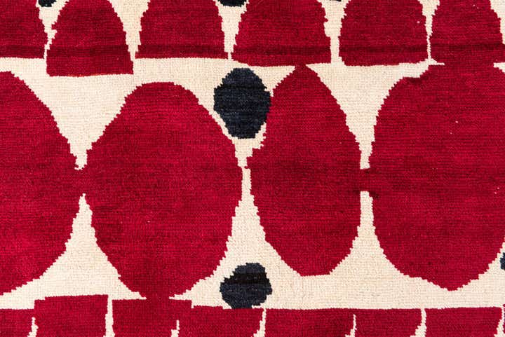 6' 5 x 9' 10 Hand Knotted Moroccan Wool Rug