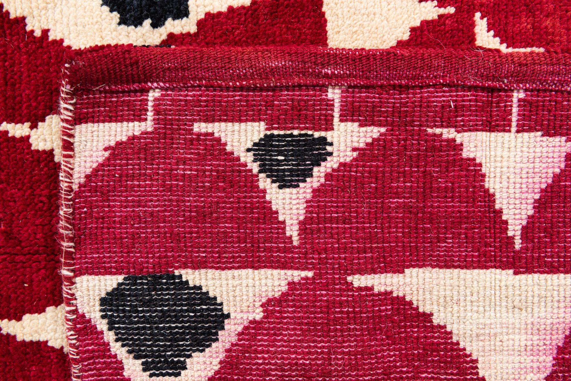 5' 5 x 8' Hand Knotted Moroccan Wool Rug