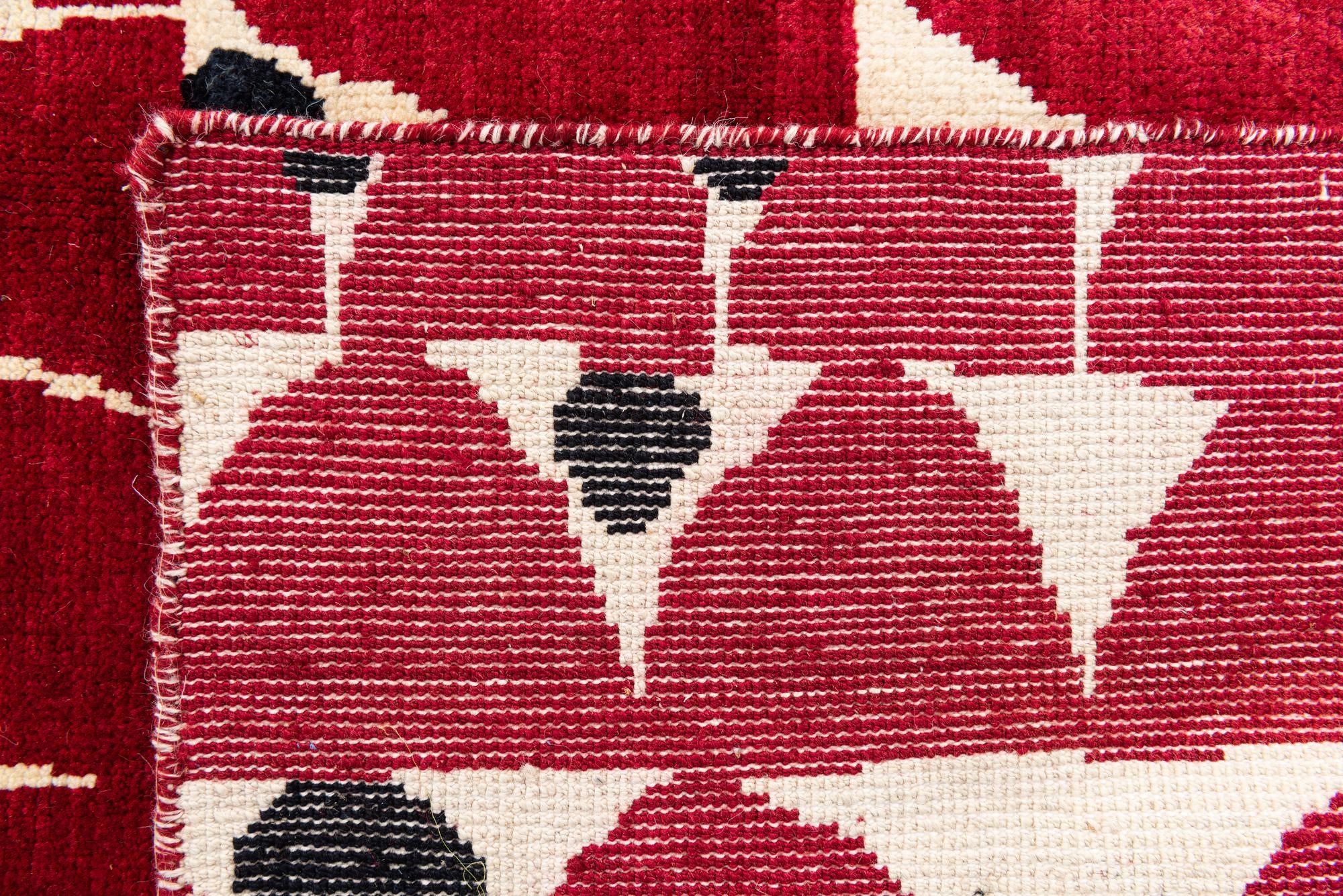 5' 5 x 7' 10 Hand Knotted Moroccan Wool Rug