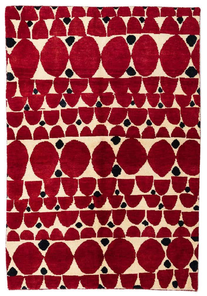 5' 5 x 7' 10 Hand Knotted Moroccan Wool Rug