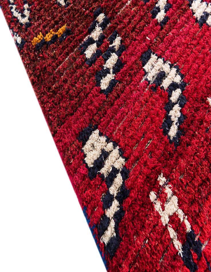 Detail image of 7' 3 x 9'  Hand Knotted Moroccan Wool Rug