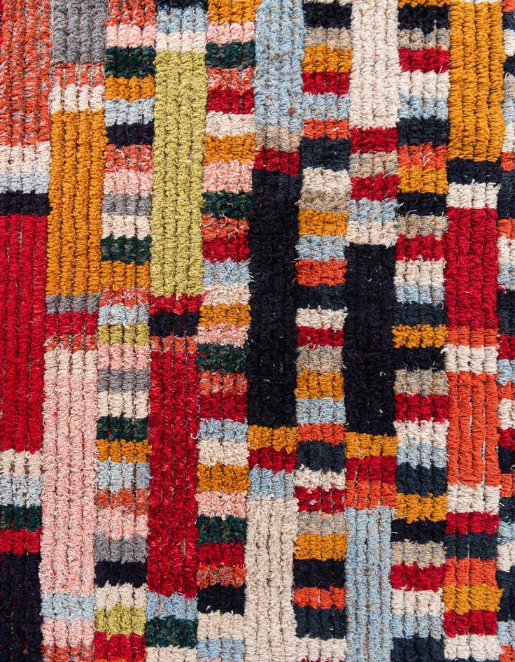 Detail image of 7' 3 x 9'  Hand Knotted Moroccan Wool Rug