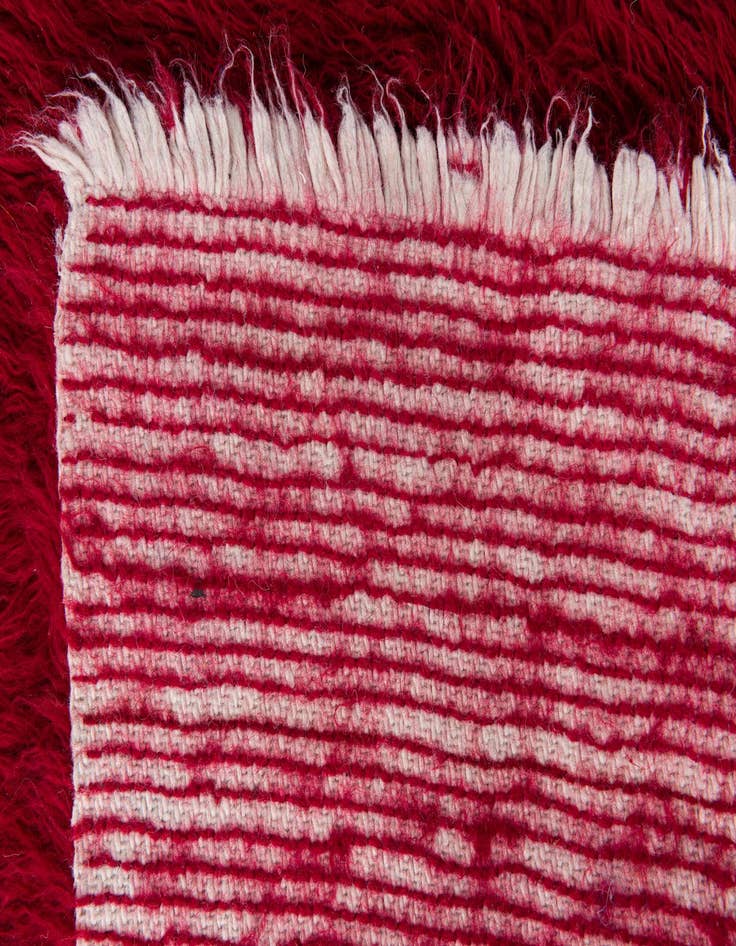 Detail image of 4' 7 x 6' 8  Hand Knotted Moroccan Wool Rug