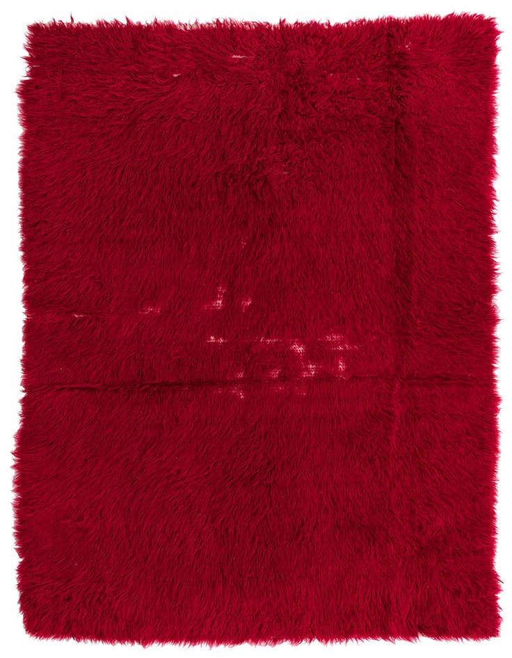 Detail image of 4' 7 x 6' 8 Hand Knotted Moroccan Wool Rug