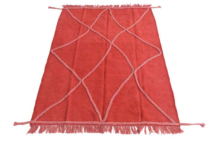 3' 6 x 4' 10 Hand Knotted Moroccan Wool Rug