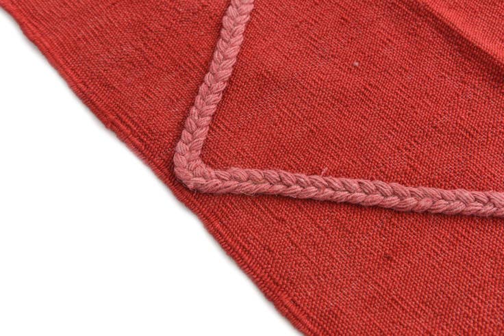 Detail image of 3' 6 x 4' 10 Hand Knotted Moroccan Wool Rug