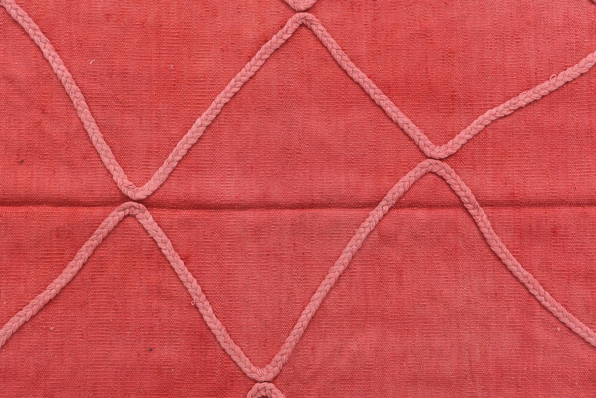 4' 1 x 5' 10 Hand Knotted Moroccan Wool Rug