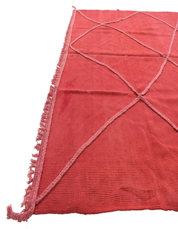 Detail image of 5' 4 x 8'  Hand Knotted Moroccan Wool Rug