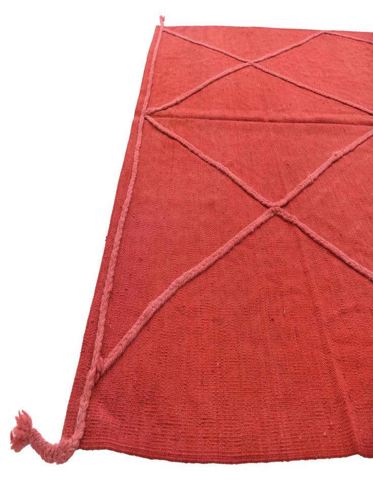 Detail image of 5' 7 x 7' 7  Hand Knotted Moroccan Wool Rug