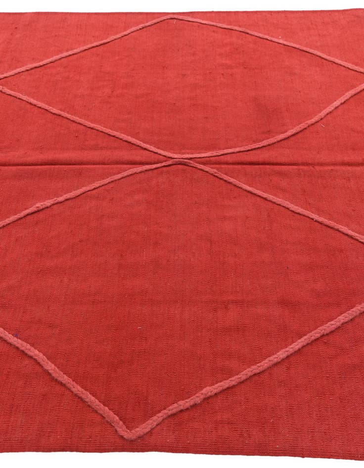 Detail image of 5' 7 x 7' 7  Hand Knotted Moroccan Wool Rug