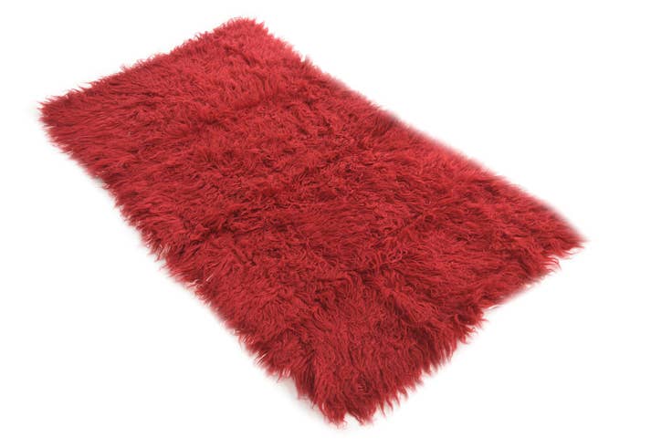 Detail image of 2' 7 x 4' 10 Hand Knotted Moroccan Wool Rug