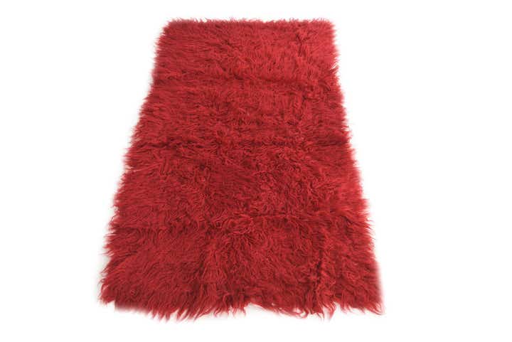 2' 7 x 4' 10 Hand Knotted Moroccan Wool Rug