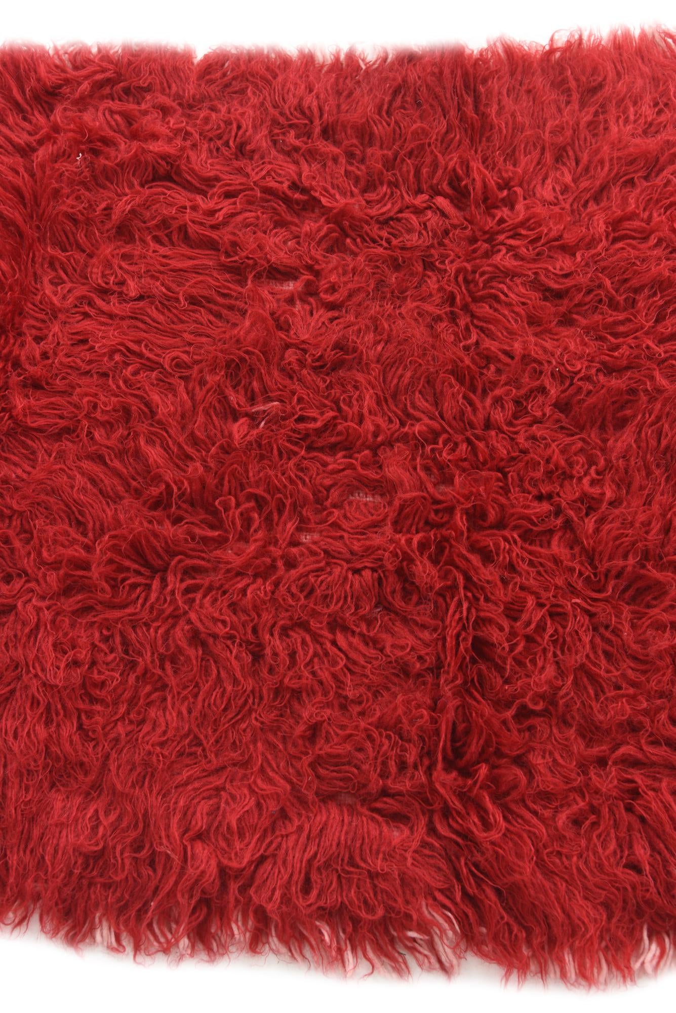 2' 7 x 4' 10 Hand Knotted Moroccan Wool Rug