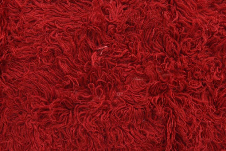 Detail image of 2' 7 x 4' 10 Hand Knotted Moroccan Wool Rug