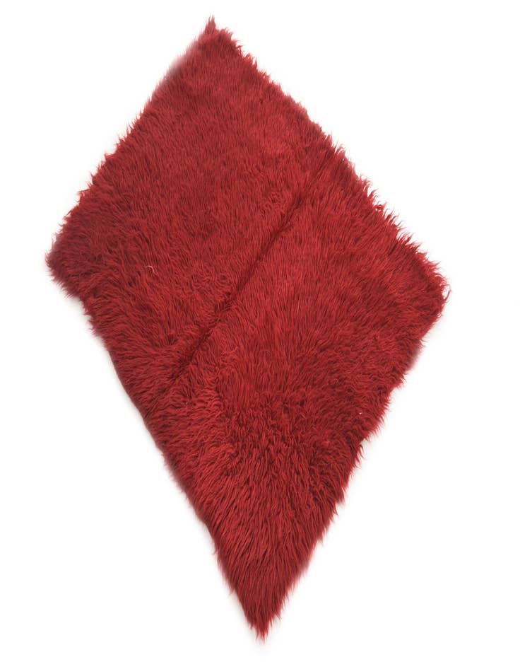 Detail image of 2' 2 x 2' 9  Hand Knotted Moroccan Wool Rug