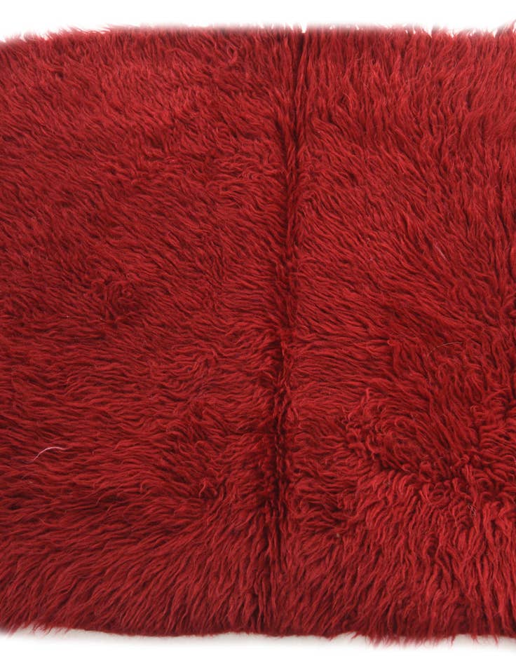 Detail image of 2' 2 x 2' 9  Hand Knotted Moroccan Wool Rug