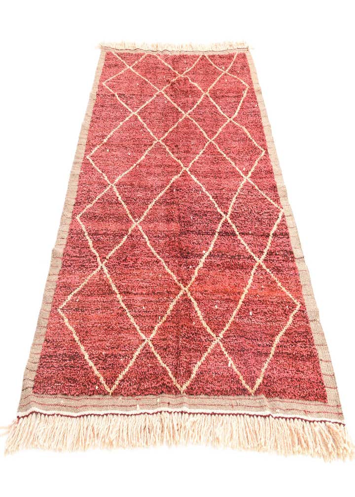 5' 4 x 8' 6 Hand Knotted Moroccan Wool Rug