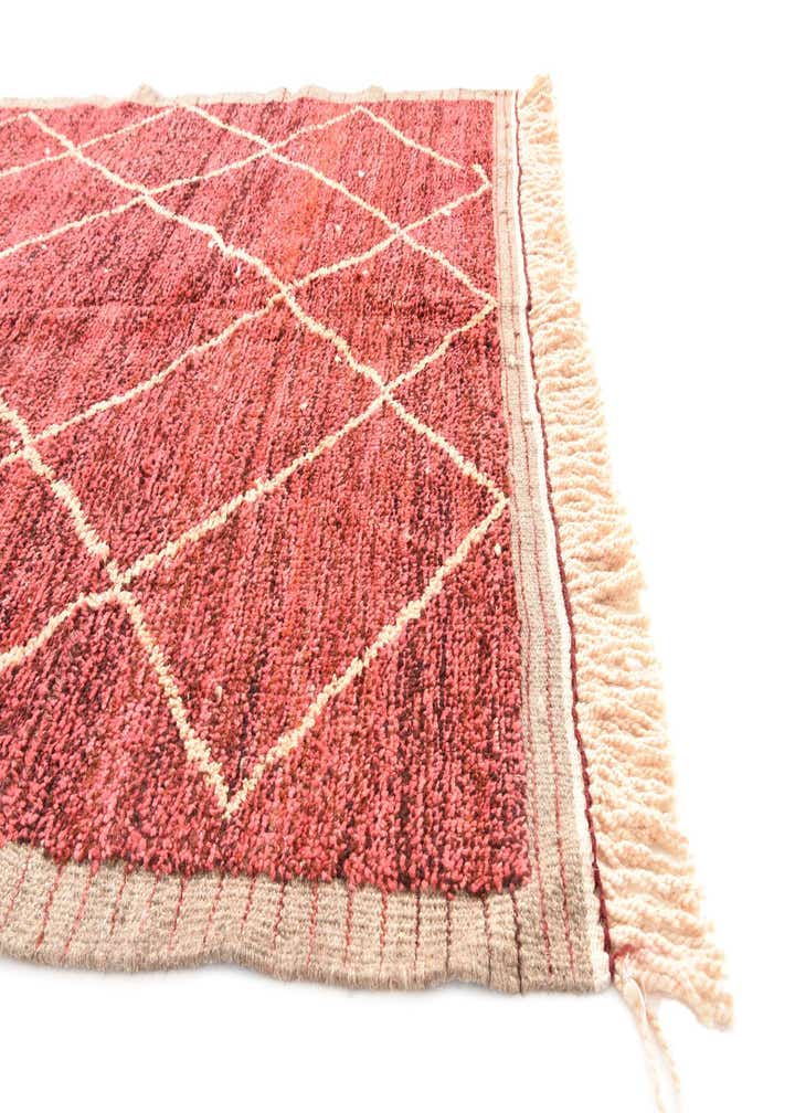 5' 4 x 8' 6 Hand Knotted Moroccan Wool Rug