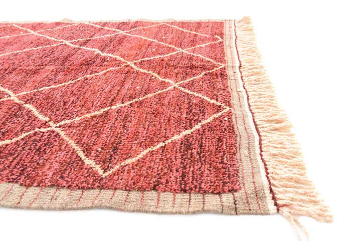 5' 4 x 8' 6 Hand Knotted Moroccan Wool Rug