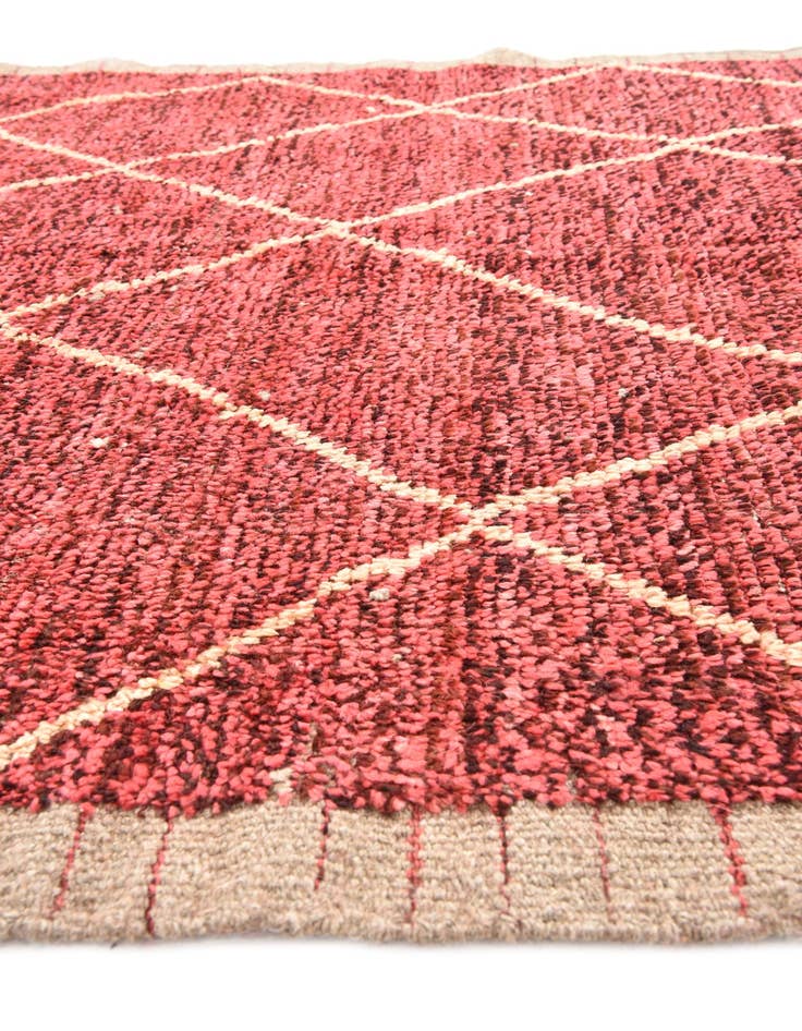 Detail image of 5' 4 x 8' 6 Hand Knotted Moroccan Wool Rug
