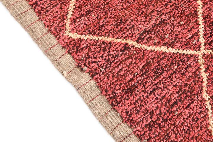 5' 4 x 8' 6 Hand Knotted Moroccan Wool Rug