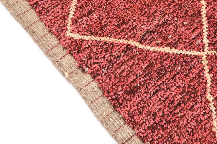Detail image of 5' 4 x 8' 6 Hand Knotted Moroccan Wool Rug