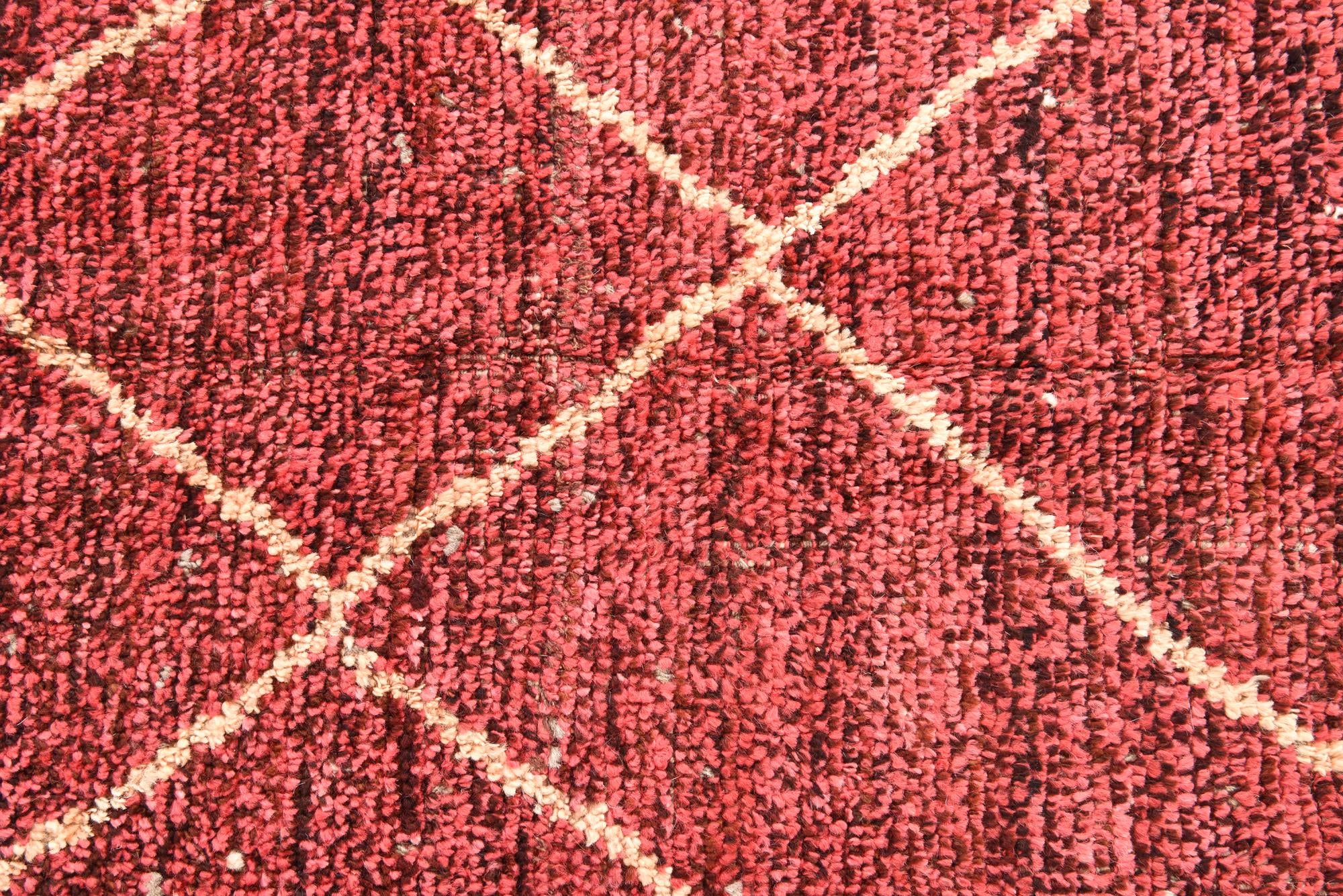 5' 4 x 8' 6 Hand Knotted Moroccan Wool Rug
