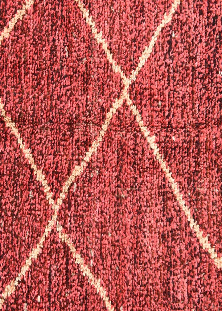 5' 4 x 8' 6 Hand Knotted Moroccan Wool Rug