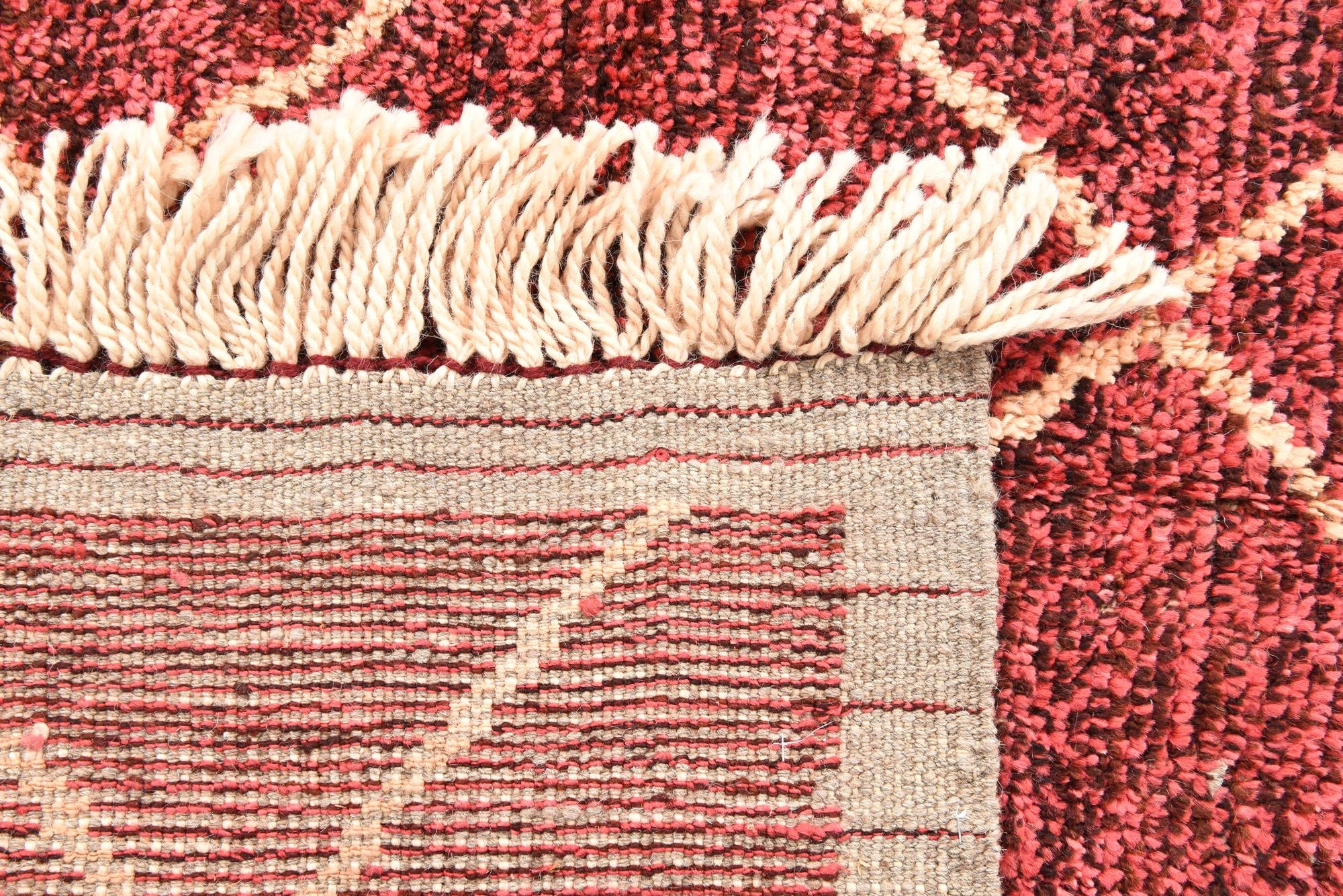 5' 4 x 8' 6 Hand Knotted Moroccan Wool Rug