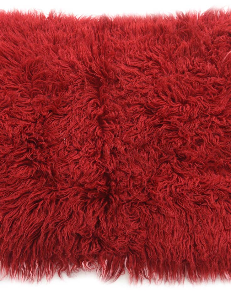 Detail image of 2' 7 x 4' 10 Hand Knotted Moroccan Wool Rug