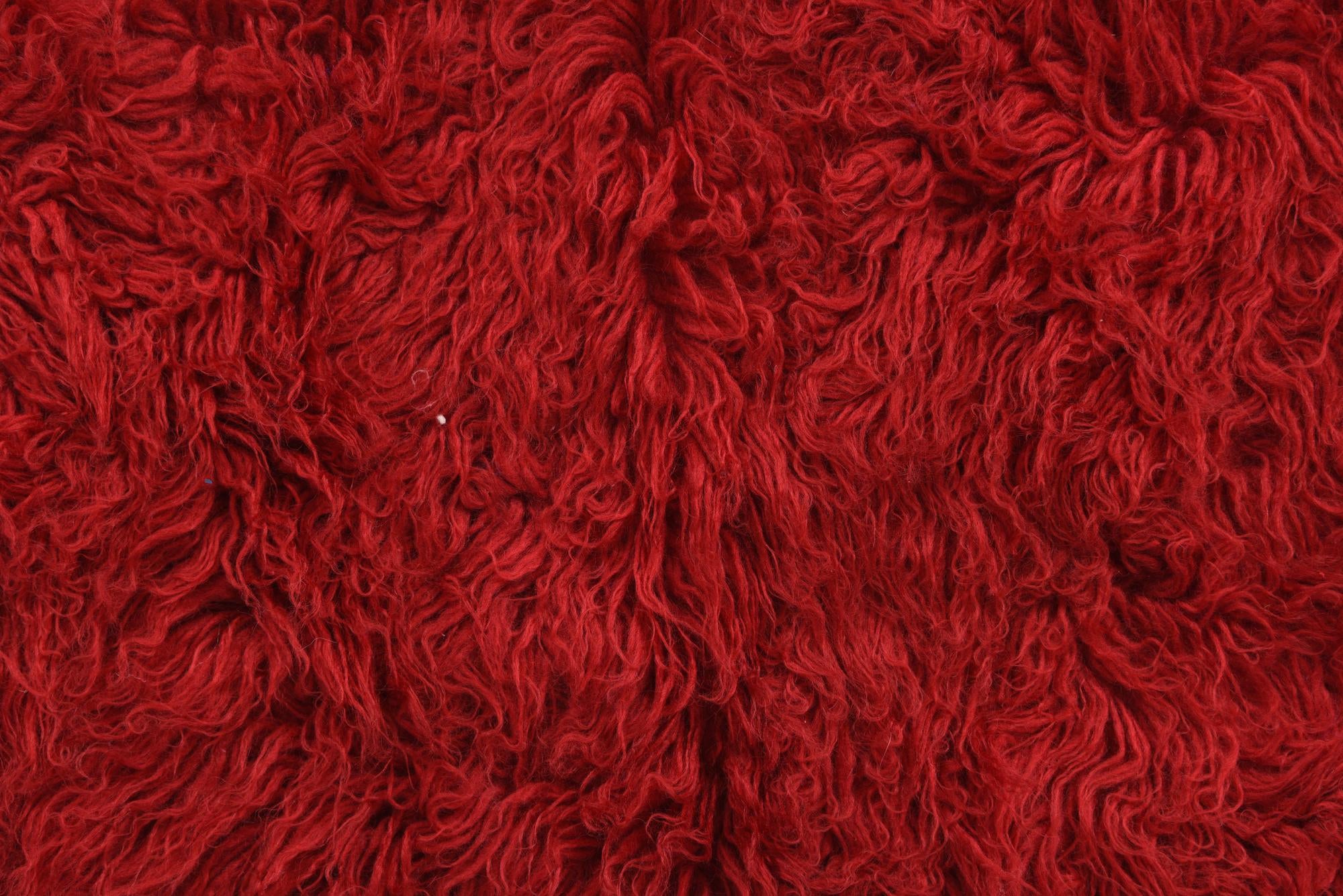 2' 7 x 4' 10 Hand Knotted Moroccan Wool Rug