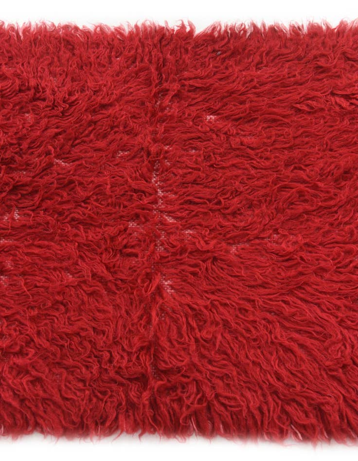 Detail image of 2' 4 x 4' 7 Hand Knotted Moroccan Wool Rug