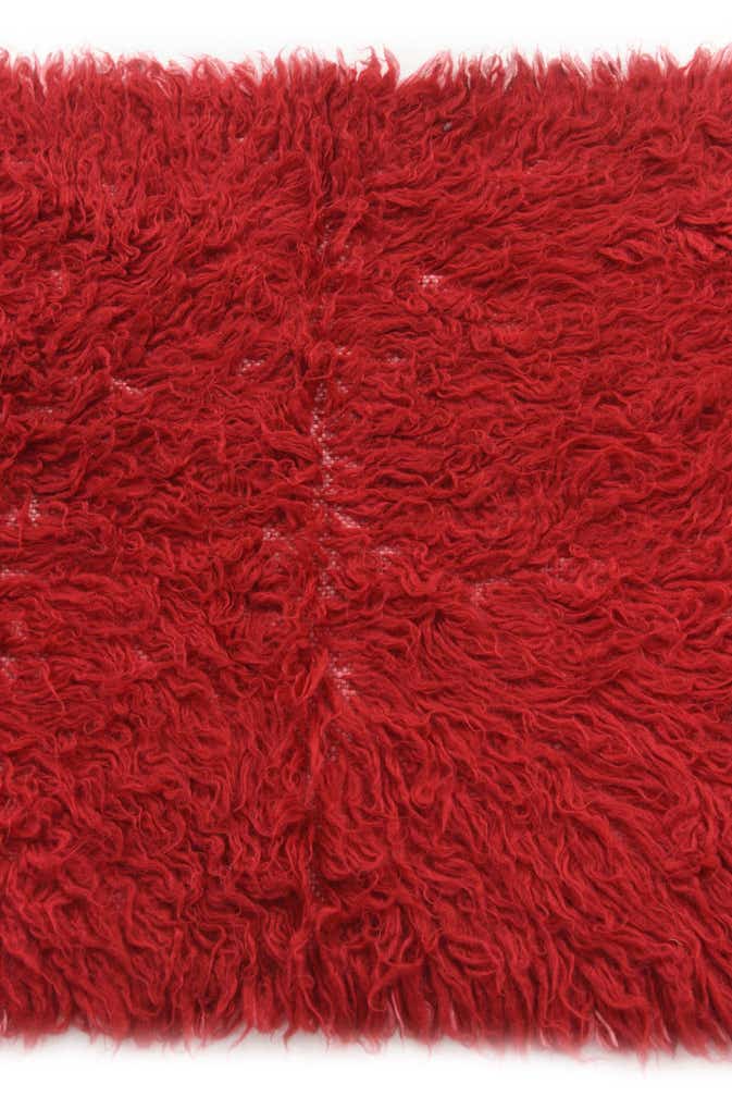 2' 4 x 4' 7 Hand Knotted Moroccan Wool Rug