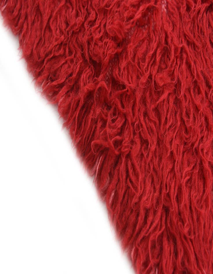 Detail image of 2' 4 x 4' 7 Hand Knotted Moroccan Wool Rug