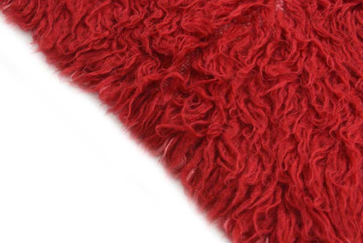 2' 4 x 4' 7 Hand Knotted Moroccan Wool Rug